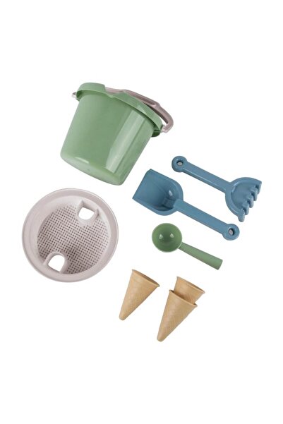 DANTOY Σετ 8 παιχνίδια για την παραλία και την άμμο Thorbjorn, Dantoy, 2 ετών+, 22,5 x 24,5 x 20,5 cm, Πράσινο