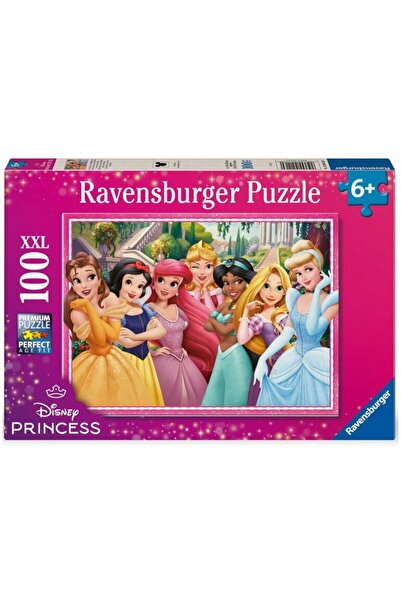 RAVENSBURGER Παζλ XXL - Παραμυθένια Ζωή με τις Πριγκίπισσες της Disney, 100 Τεμάχια
