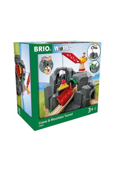 BRIO Playset - Tunnel with Crane