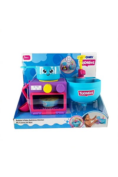 Tomy Bath Toy - Kitchen Set, Toomies Bubble Maker, Multicolor