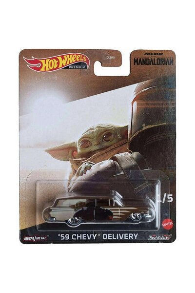 mattel Masinuta Hot Wheels - Star Wars The Mandalorian, '59 Chevy Delivery, πολύχρωμη