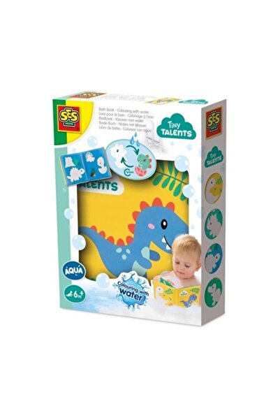 INNY SES Creative Bath Time - Carte de baie cu dinozauri, de colorat cu apă (...