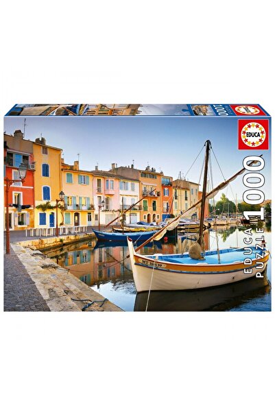 EDUCA Puzzle din 1000 de piese- Port in Martigues Provence