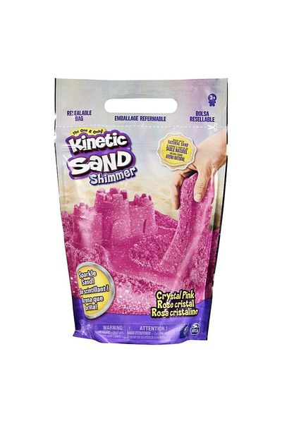 Kinetic Sand Glitter Refill, Pink, 227 g
