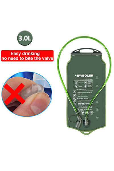 Choice 3L NEWBOLER Water Bladder Water Reservoir Hydration Pack Storage Bag BPA Free -1.5L 2L 3L Running Hy