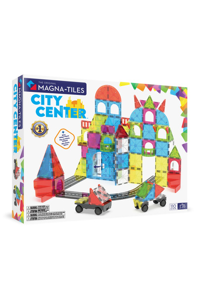 Magna Tiles Magna-Tiles ®   - City Center - 110 Pieces