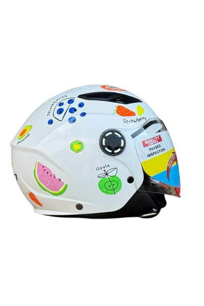 Motohat Motosiklet CRN ÇOCUK KASK ECE22.06 BELGELİ (ÇANTA VE STICKER HEDİYELİ)