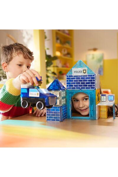 Magna Tiles Magna-Tiles ®   - Police Station - 35 Pieces