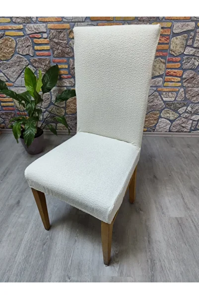 COVER TEKSTİL Chair Cover Cover Plain Classic Model Chair Cover Bomrix Coco Bank Pouf Chair Cover