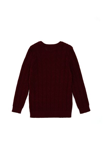 U.S. Polo Assn. Boy's Burgundy Basic Sweater 50315638-Vr014