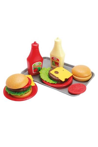 DANTOY Toy Burger Menu 17 Pieces