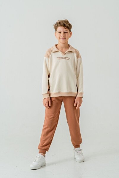 HAUSEkids 8-12 ani Perspectivă Nou Costum pentru băiat-Mocca