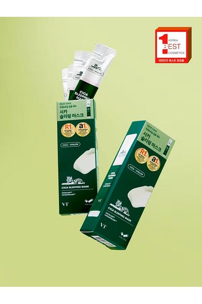 VT COSMETICS Cica Sleeping Mask Travel Size Set 4ml (6 Pieces) Mimiskin