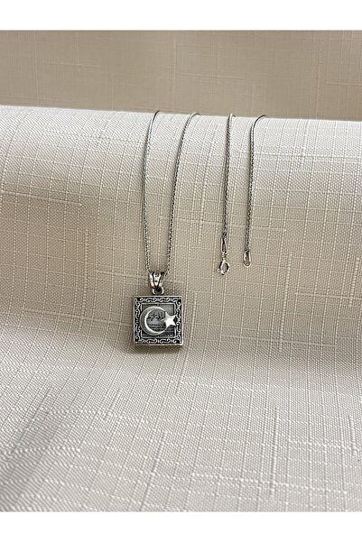 shop AY YILDIZ CEVŞEN 925 AYAR GÜMÜŞ KOLYE