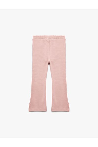 Koton Elastic Waist Camisole Slit Detailed Spanish Leggings