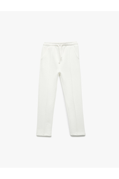 Koton Basic-Hose mit elastischem Bund und Taschen im Karottenschnitt