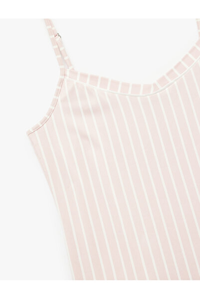 Koton Top de pijama cu bretele subțiri cu decolteu în V