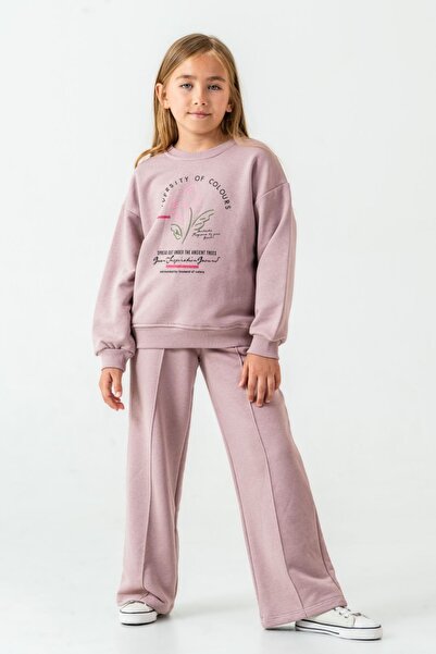 HAUSEkids 5-9 години Dıversıty Colours Комплект за момичета - пудра