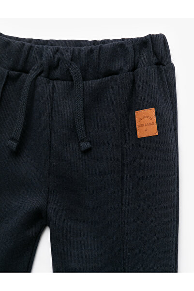 Koton Beli lastikli Cepli Basic Jogger Eşofman Altı