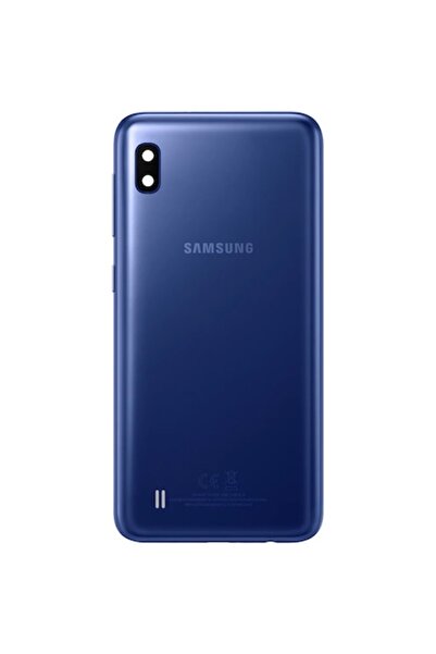 dalip Capac spate compatibil cu Samsung Galaxy A10, include geam camera si butoane laterale, plastic, Alba
