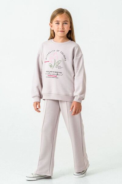 HAUSEkids مجموعة ألوان متنوعة للفتيات من عمر 5 إلى 9 سنوات - لافندر