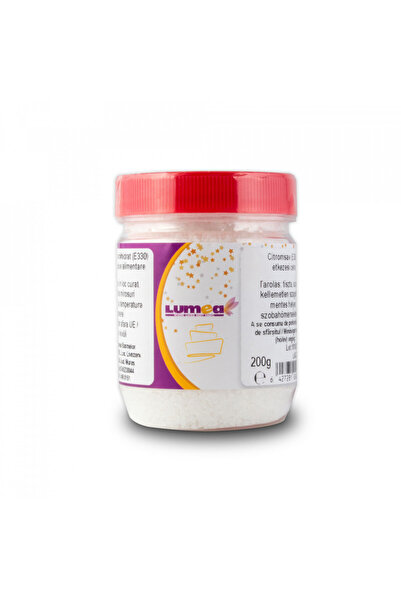 Lumea Acid citric - sare de lamaie, 200g -