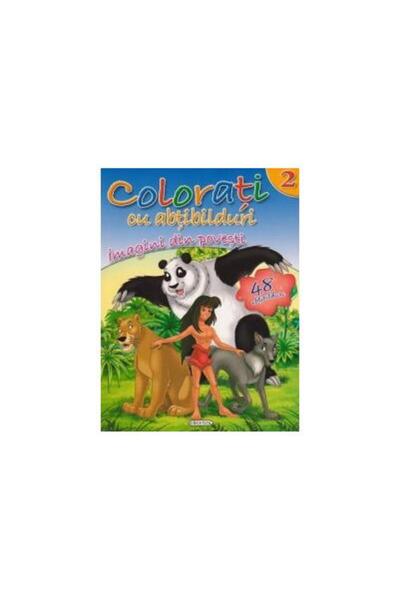 Editura Girasol Colorati cu abtibilduri 2 - Imagini din povesti (4