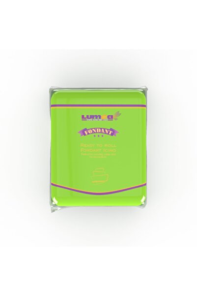 Lumea Fondant verde cu efect neon, 250g -