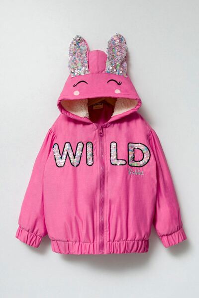 HAUSEkids 2-5 Ηλικίες Rabbit Love Orange Girl's Coat-Pink