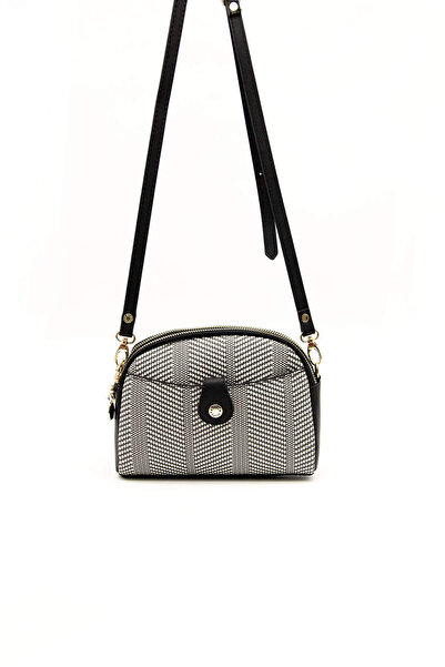 Silver Polo Geantă de damă alb-negru - Sp1144