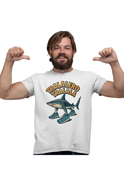 OEM Tricou Barbati Brainrot Tralalero Tralala Shark