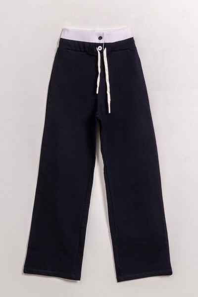 HAUSEkids 8-15 Years Locco Class Girl's Tracksuit Trousers-Navy Blue