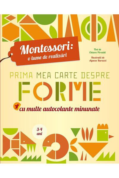 Editura Meteor Press Prima mea carte Montessori despre forme