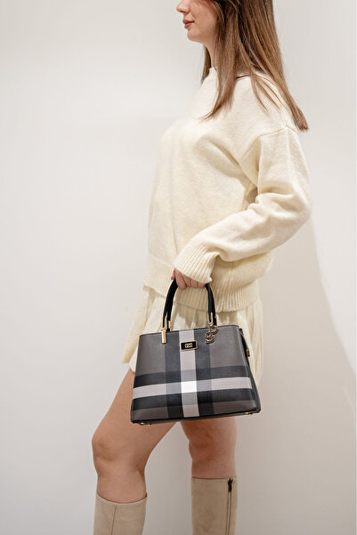 Silver Polo Negru Cupru - Geantă de mână pentru femei model Nv1098