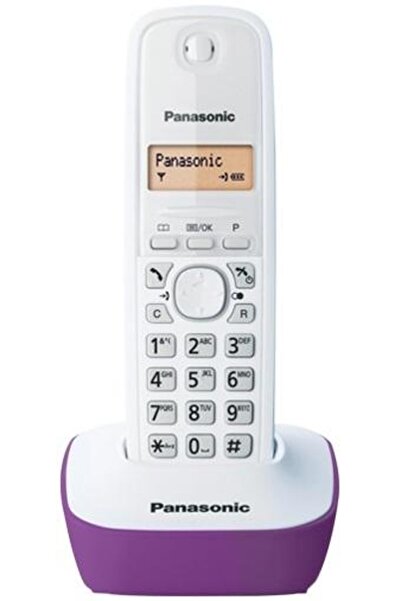 PANASONIC Telefon Fix KX-TG1611FXF (White/Purple)