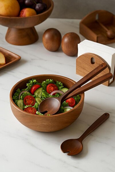 EWs Acacia 2-Piece Salad Serving Set
