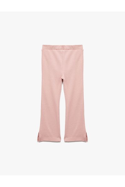 Koton Elastic Waist Camisole Slit Detailed Spanish Leggings