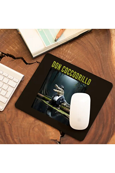 OEM Mousepad Brainrot Don Crocodile