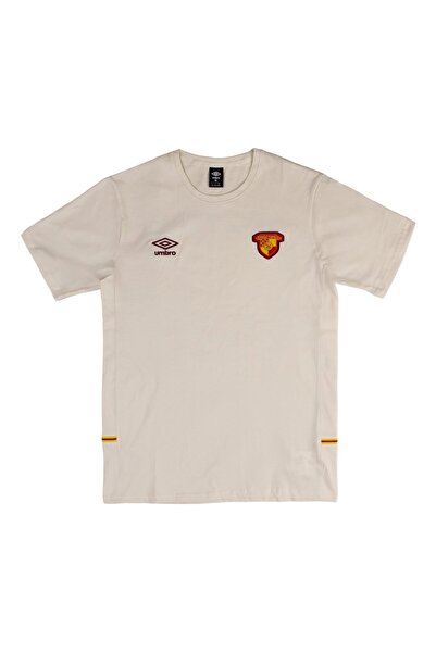 GÖZGÖZ STORE Göztepe Umbro Kamp Sıfır Yaka Basic Ekru Tişört