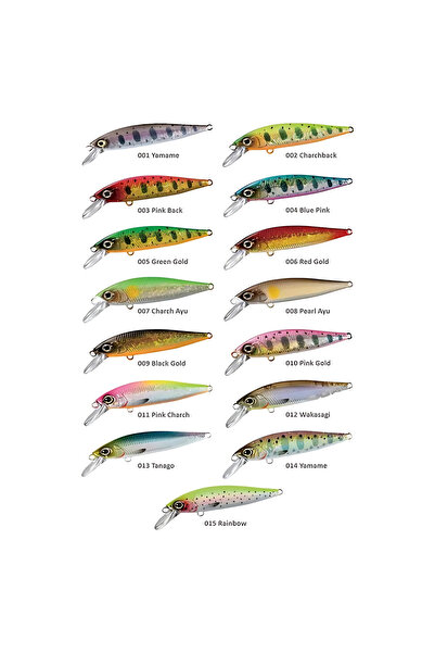 Shimano Lure Cardiff Stream Flat 65ES 65mm 9.2g Maket Yem 012 Wakasagi