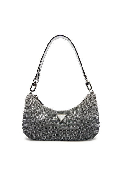 Guess Geantă de mână argintie pentru femei HWOY9350720