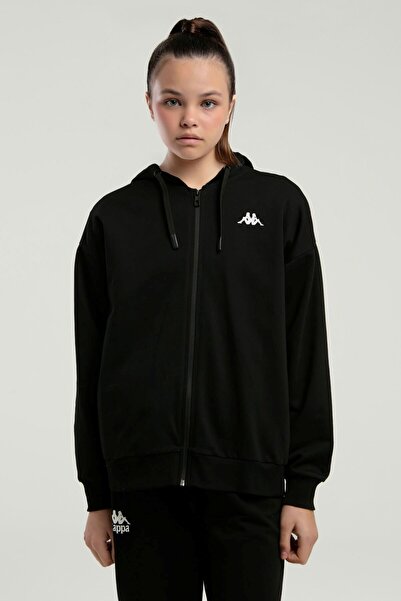 Kappa Licensed Girl's Cardigan for Ages 5-16-Black