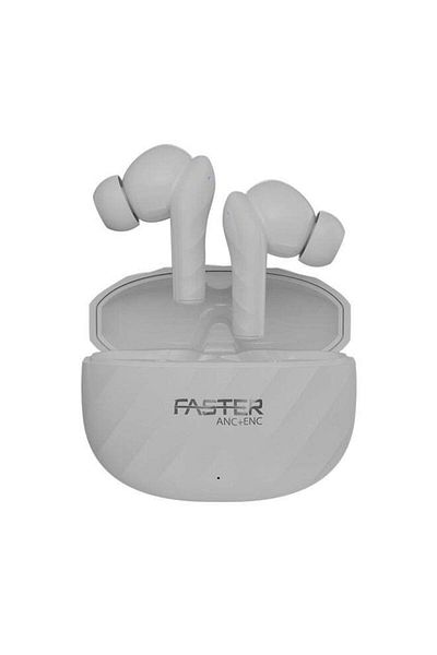 Faster Raptor Wireless Earbuds with ANC + ENC - 6 Hours Playtime with Bluetooth 5.3 - HiFi Stereo So