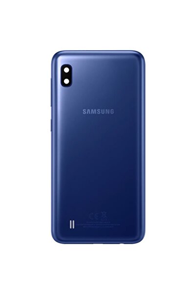 dalip Capac spate compatibil cu Samsung Galaxy A10, include geam camera si butoane laterale, plastic, Alba