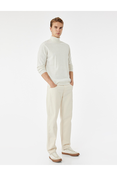 Koton Long Sleeve Basic Turtleneck Sweater