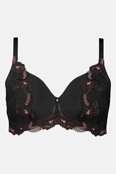 Triumph حمالة صدر نسائية مبطنة بدون سلك، لون أسود