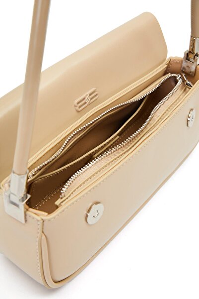 Levidor 930414 Women's Long Strap Shoulder Bag Mink