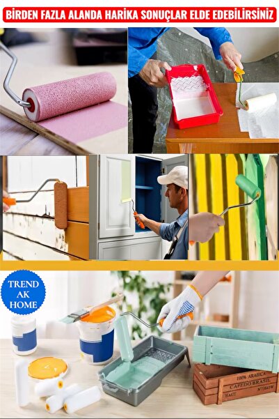 OSKAR FIRÇA 10’CM YÜKSEK KALİTELİ SÜNGER PARMAK RULO YEDEK BAŞLIĞI (50 ADET )