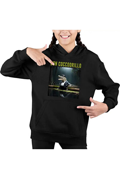 OEM Hanorac Copii Fete Brainrot Don Coccodrillo