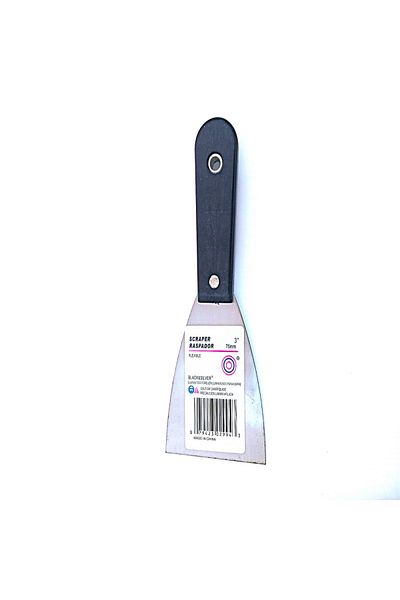 genric AL ARQAM 3-Inch Kitchen Scraper – Heavy Duty Stainless Steel Scraper for Griddle, Grill
